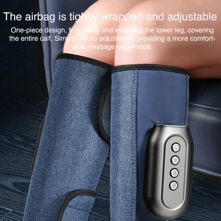 WG-JB-701 Home Portable Airbag Heating Leg Massager, Style:Remote Control Version Dual