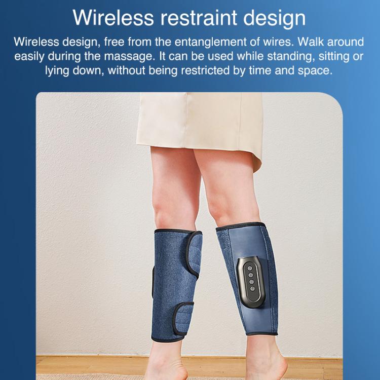 WG-JB-701 Home Portable Airbag Heating Leg Massager, Style:Deluxe Version Single