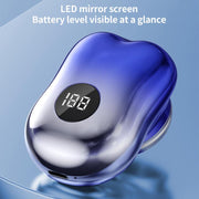 WG-P10X Portable Rechargeable LED Digital Display Electric Shaver(Black)