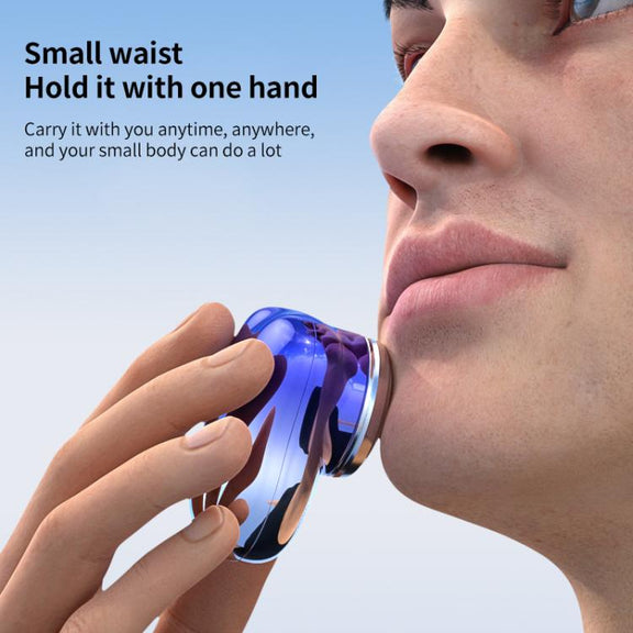 WG-P10X Portable Rechargeable LED Digital Display Electric Shaver(Green)