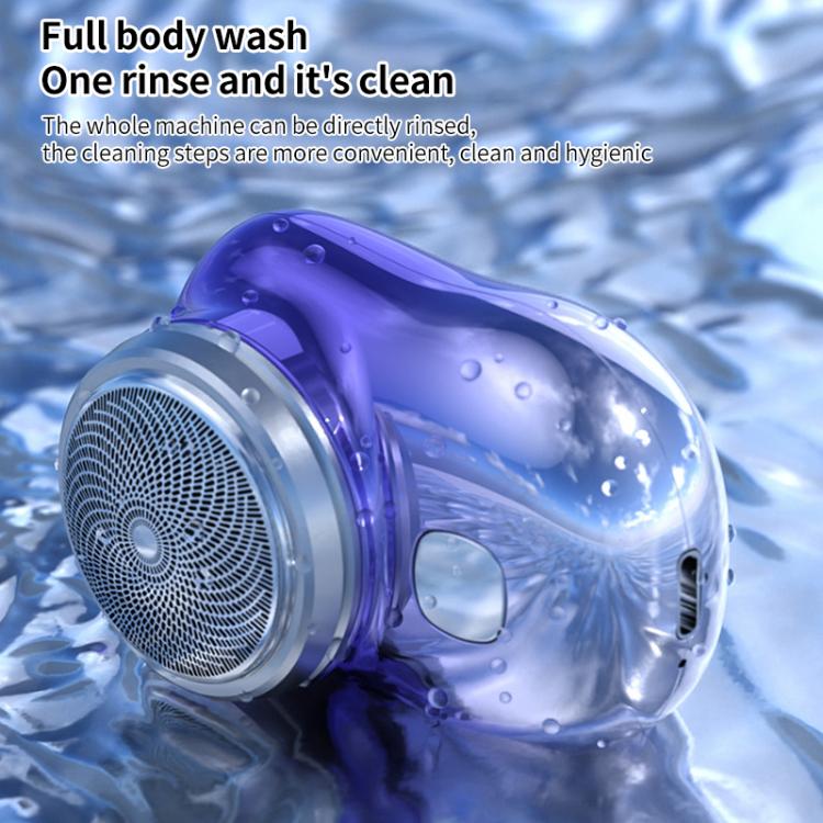 WG-P10X Portable Rechargeable LED Digital Display Electric Shaver(Green)