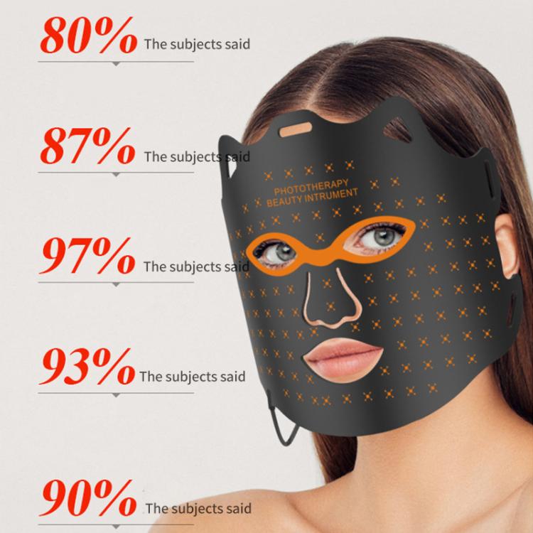 WG-SP-1103 LED Colorful Photon Rejuvenation Mask Facial Beauty Instrument, Regular, Plug:EU Plug(Pink)