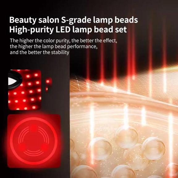 WG-SP-1103 LED Colorful Photon Rejuvenation Mask Facial Beauty Instrument, Regular, Plug:US Plug(Pink)