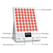 WG-YM-8005 280 LED Lamp Beads Beauty Device Photon Rejuvenation Instrument, US Plug(White)
