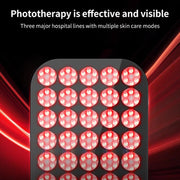 WG-GMT03 LED Lamp Beads Beauty Device Photon Rejuvenation Instrument, UK Plug(Black)
