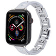 For Apple Watch 46mm / 49mm / 45mm / 44mm Diamond Quick Release Chain Bracelet Metal Watch Band(Silver) - free shipping - PMC TechLife - Order now!