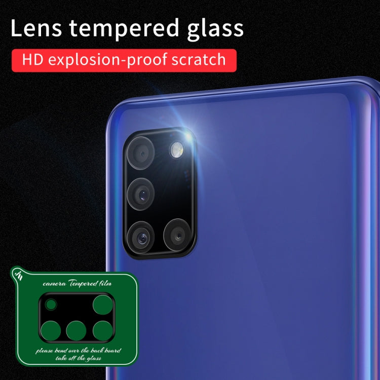 For Samsung Galaxy A31 Silk Screen Luminous Ring Back Camera Lens Film