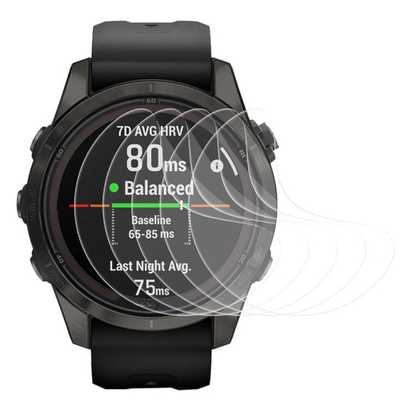 For Garmin Fenix 7s Pro 5pcs xDfind Soft Hydrogel Film Full Cover Front Protector