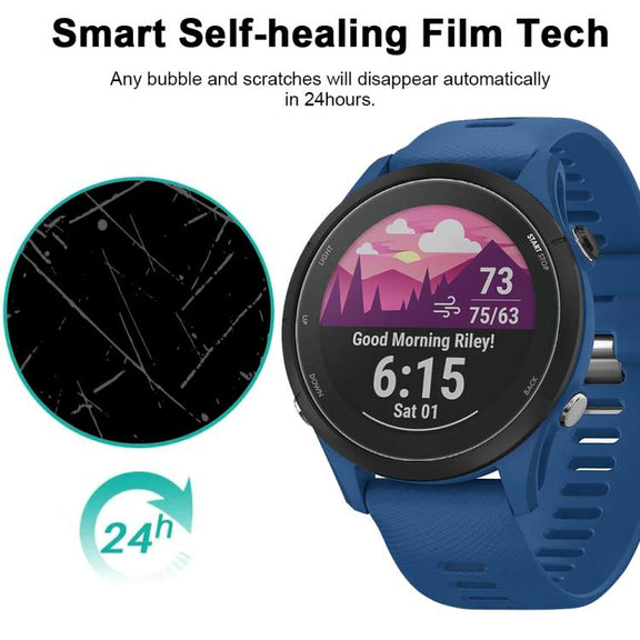 For Garmin Forerunner 255 5pcs xDfind Soft Hydrogel Film Full Cover Front Protector