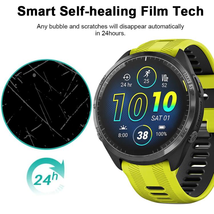 For Garmin Forerunner 965 5pcs xDfind Soft Hydrogel Film Full Cover Front Protector
