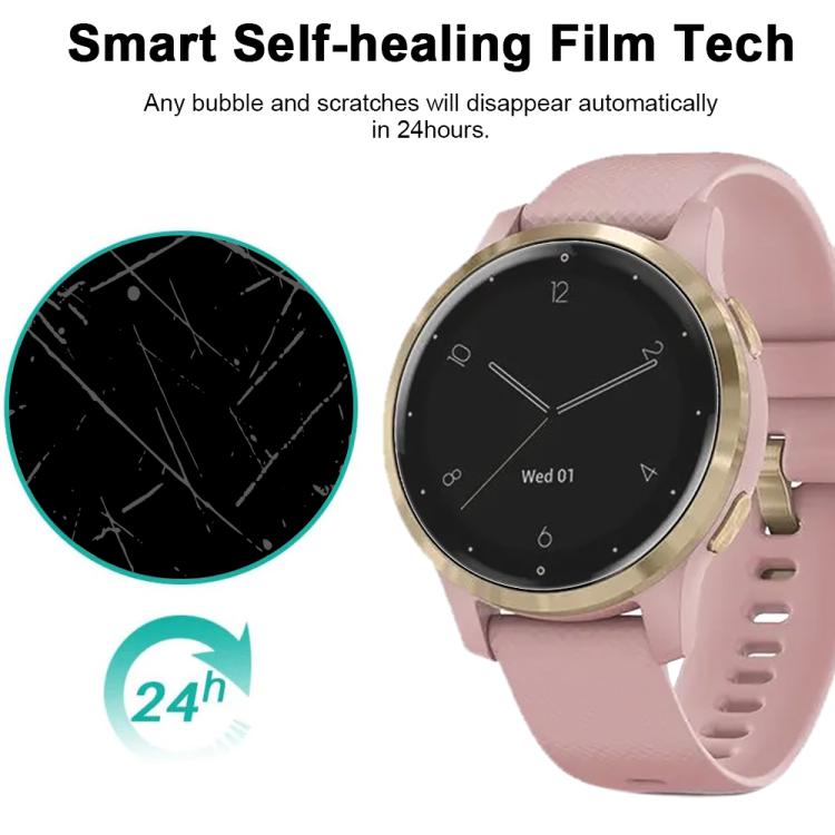 For Garmin Vivoactive 4S 5pcs xDfind Soft Hydrogel Film Full Cover Front Protector