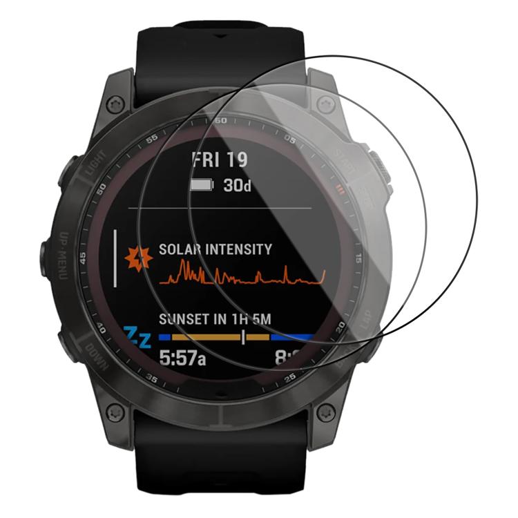 For Garmin Fenix 7X 2pcs xDfind Curved 3D Composite Material Soft Film Screen Protector