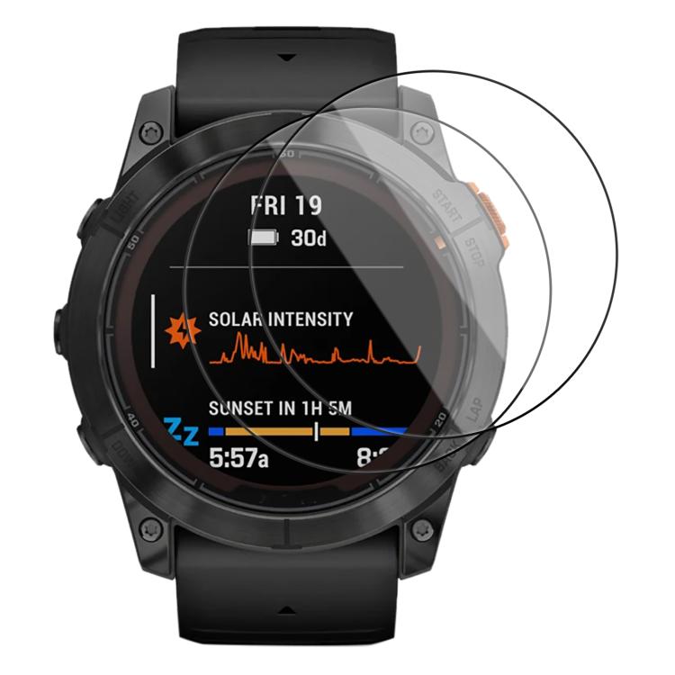 For Garmin Fenix 7X Pro 2pcs xDfind Curved 3D Composite Material Soft Film Screen Protector