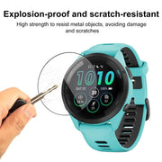 For Garmin Forerunner 265 44mm 2pcs xDfind Curved 3D Composite Material Soft Film Screen Protector