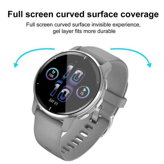 For Garmin Venu 2 Plus 2pcs xDfind Curved 3D Composite Material Soft Film Screen Protector
