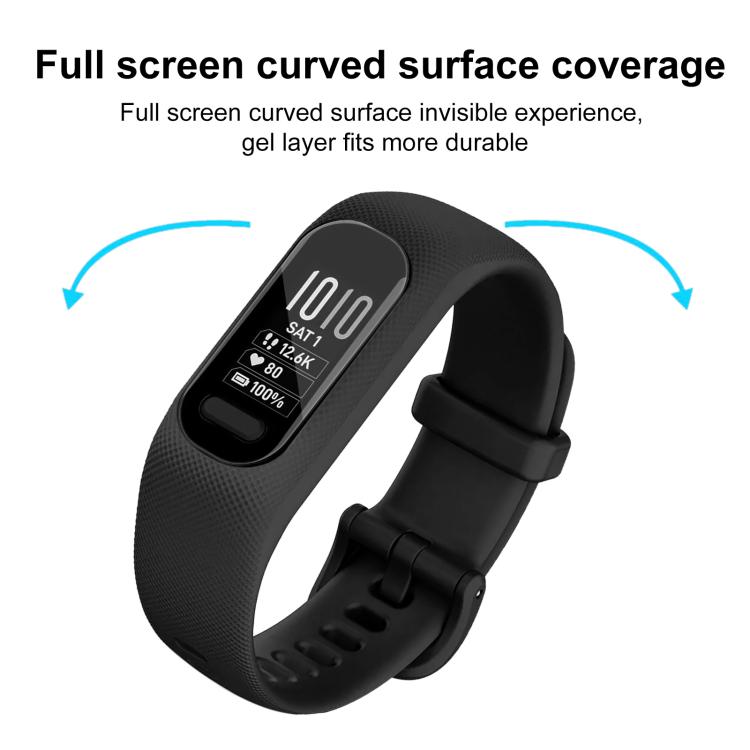 For Garmin vivosmart 5 2pcs xDfind Curved 3D Composite Material Soft Film Screen Protector