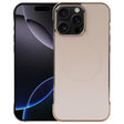 For iPhone 16 Pro Max Electroplating Frameless Frosted Anti-Glare PC MagSafe Phone Case(Desert Gold) - free shipping - PMC TechLife - Order now!