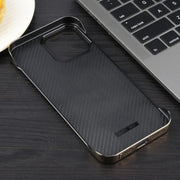For iPhone 16 Pro Max Electroplating Frameless Frosted Anti-Glare PC MagSafe Phone Case(Desert Gold)