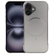 For iPhone 16 Plus Electroplating Frameless Frosted Anti-Glare PC MagSafe Phone Case(Titanium Gray) - free shipping - PMC TechLife - Order now!