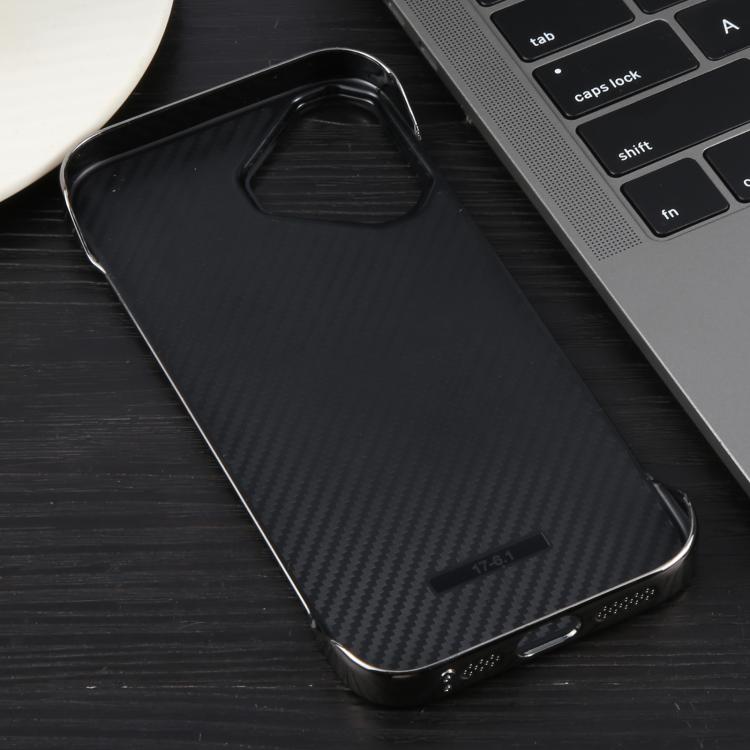For iPhone 16 Plus Electroplating Frameless Frosted Anti-Glare PC MagSafe Phone Case(Titanium Gray)