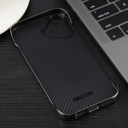 For iPhone 16 Plus Electroplating Frameless Frosted Anti-Glare PC MagSafe Phone Case(Titanium Gray)