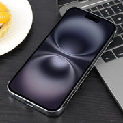 For iPhone 16 Electroplating Frameless Frosted Anti-Glare PC MagSafe Phone Case(Silver White)
