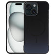 For iPhone 15 Electroplating Frameless Frosted Anti-Glare PC MagSafe Phone Case(Black) - free shipping - PMC TechLife - Order now!