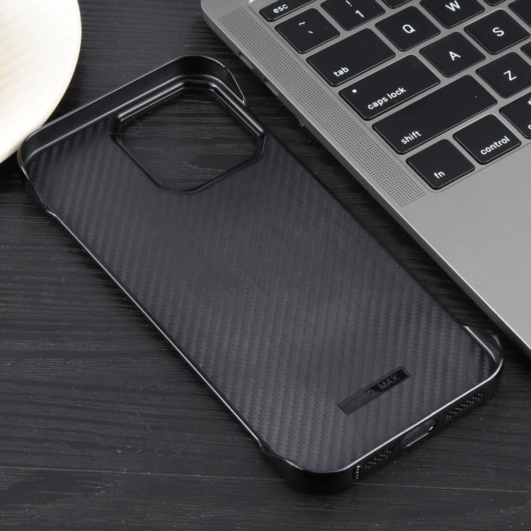 For iPhone 15 Electroplating Frameless Frosted Anti-Glare PC MagSafe Phone Case(Black)