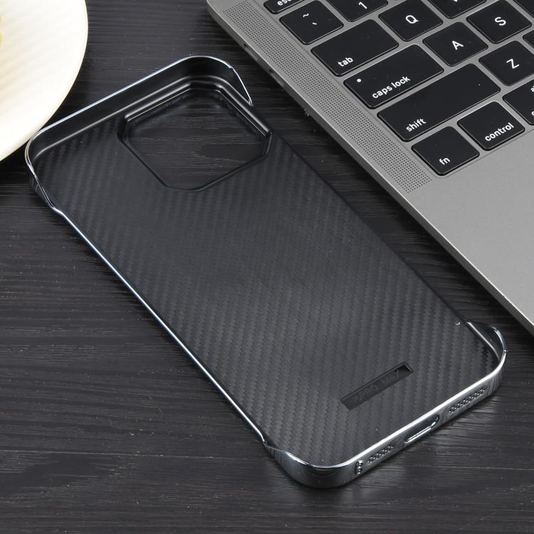 For iPhone 15 Electroplating Frameless Frosted Anti-Glare PC MagSafe Phone Case(Silver White)