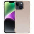 For iPhone 14 / 13 Electroplating Frameless Frosted Anti-Glare PC MagSafe Phone Case(Desert Gold) - free shipping - PMC TechLife - Order now!