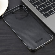 For iPhone 14 Pro Electroplating Frameless Frosted Anti-Glare PC MagSafe Phone Case(Titanium Gray)