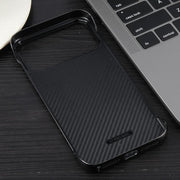 For iPhone 17 Pro Max Electroplating Frameless Frosted Anti-Glare PC MagSafe Phone Case(Black)