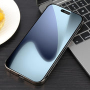 For iPhone 17 Pro Electroplating Frameless Frosted Anti-Glare PC MagSafe Phone Case(Desert Gold)