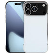 For iPhone 17 Pro Electroplating Frameless Frosted Anti-Glare PC MagSafe Phone Case(Silver White) - free shipping - PMC TechLife - Order now!