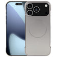 For iPhone 17 Pro Electroplating Frameless Frosted Anti-Glare PC MagSafe Phone Case(Titanium Gray) - free shipping - PMC TechLife - Order now!