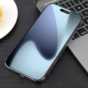 For iPhone 17 Pro Electroplating Frameless Frosted Anti-Glare PC MagSafe Phone Case(Titanium Gray)