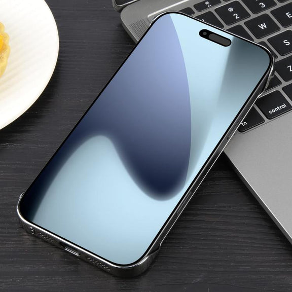 For iPhone 17 Pro Electroplating Frameless Frosted Anti-Glare PC MagSafe Phone Case(Titanium Gray)