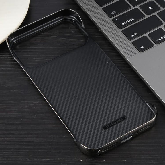 For iPhone 17 Pro Electroplating Frameless Frosted Anti-Glare PC MagSafe Phone Case(Titanium Gray)