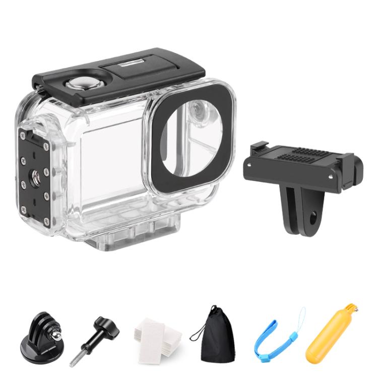 For DJI Osmo Action 5 Pro Magnetic 60m Water-resistant Case Diving Case with Base + Gift Kit