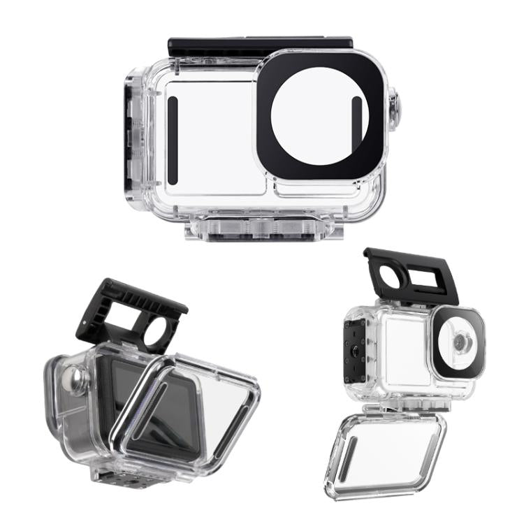 For DJI Osmo Action 5 Pro Magnetic 60m Water-resistant Case Diving Case with Base + Gift Kit