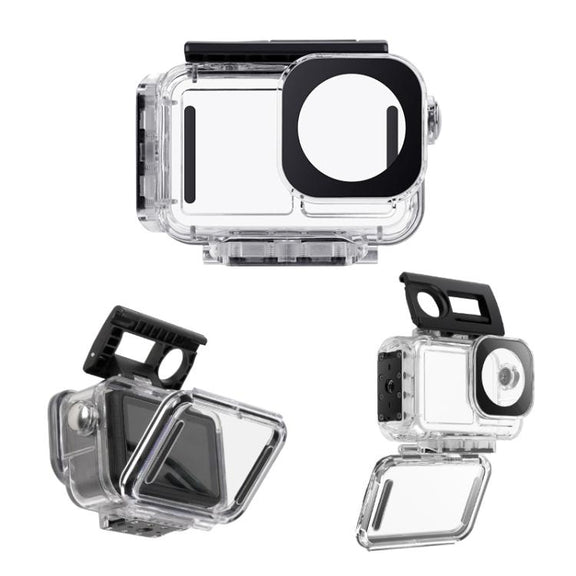 For DJI Osmo Action 5 Pro Magnetic 60m Water-resistant Case Diving Case with Base + Gift Kit