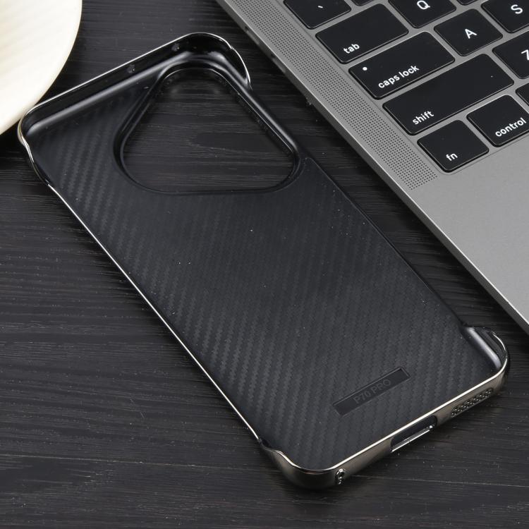 For Huawei Pura 70 Pro / 70 Pro+ Electroplating Frameless Frosted Anti-Glare PC MagSafe Phone Case(Titanium Gray)