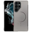 For Samsung Galaxy S22 Ultra 5G Electroplating Frameless Frosted Anti-Glare PC MagSafe Phone Case(Titanium Gray) - free shipping - PMC TechLife - Order now!