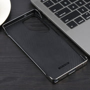 For Samsung Galaxy S23 Ultra 5G Electroplating Frameless Frosted Anti-Glare PC MagSafe Phone Case(Titanium Gray)