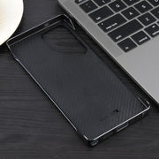 For Samsung Galaxy S24 Ultra 5G Electroplating Frameless Frosted Anti-Glare PC MagSafe Phone Case(Black)