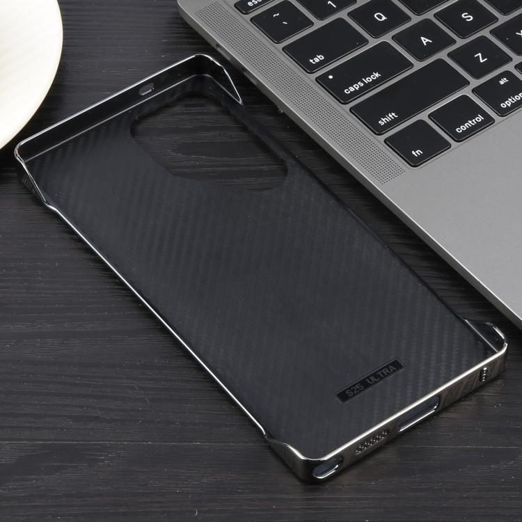 For Samsung Galaxy S24 Ultra 5G Electroplating Frameless Frosted Anti-Glare PC MagSafe Phone Case(Titanium Gray)
