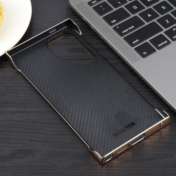 For Samsung Galaxy S25 Ultra 5G Electroplating Frameless Frosted Anti-Glare PC MagSafe Phone Case(Desert Gold)