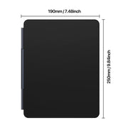 For iPad 2025 / 2022 DUX DUCIS MK Pro Series Floating Magnetic Keyboard Tablet Leather Case(Black)