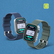 MOMAX SW3S 1.99 inch Screen 3ATM Water-resistant Smart Sports Watch(Blue)