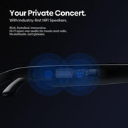 Zeblaze Eyewear AI Shooting Glasses Open-ear Audio AI Assistance(Transparent Lenses)